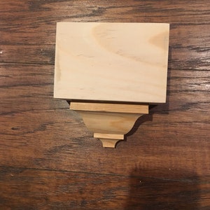 Crown molding middle transition solid Bare Pine for 2 5/8” Transition