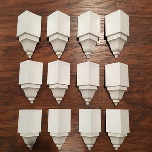 crown molding corners inside blocks 12 pack to transition 3 5/8&quot; crown molding