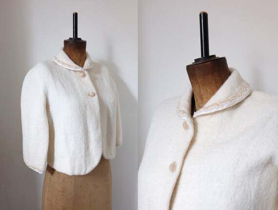 short white bolero jacket