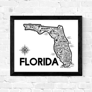 Florida Kaart Afdrukken