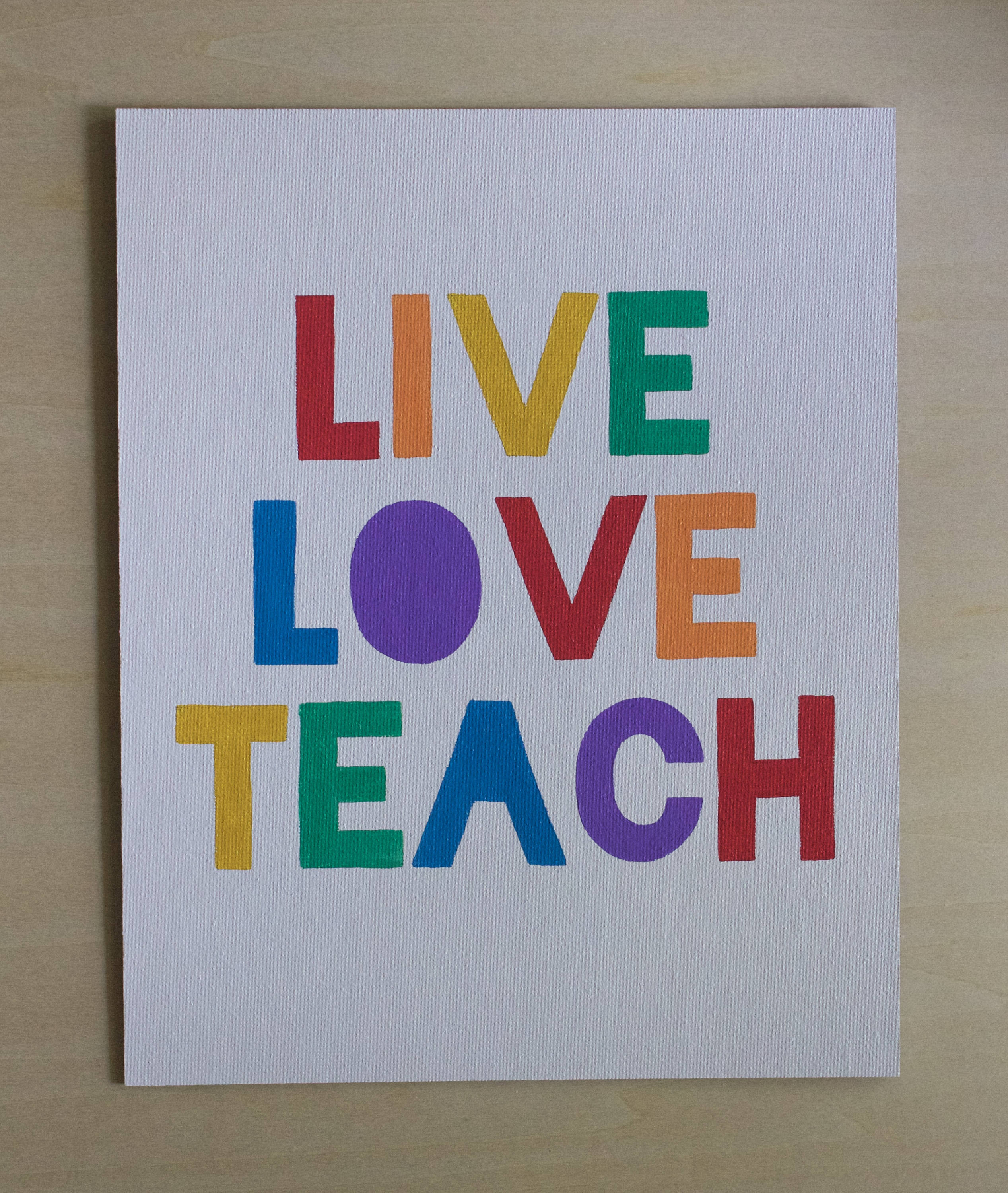 Live Love Teach, Teacher Gift, Teacher Appreciation, Teachers ...