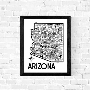 Arizona Karte Drucken