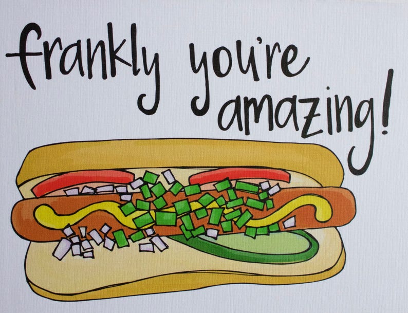 Frankly You're Amazing Father's Day Card Thank You | Etsy