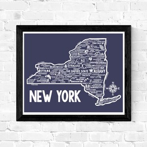 New York Karte Drucken