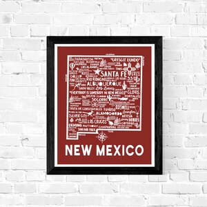Impresión de mapas de Nuevo México