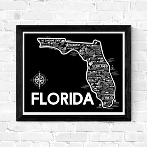 Florida Kaart Afdrukken