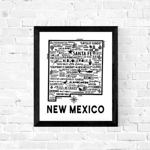 Impresión de mapas de Nuevo México