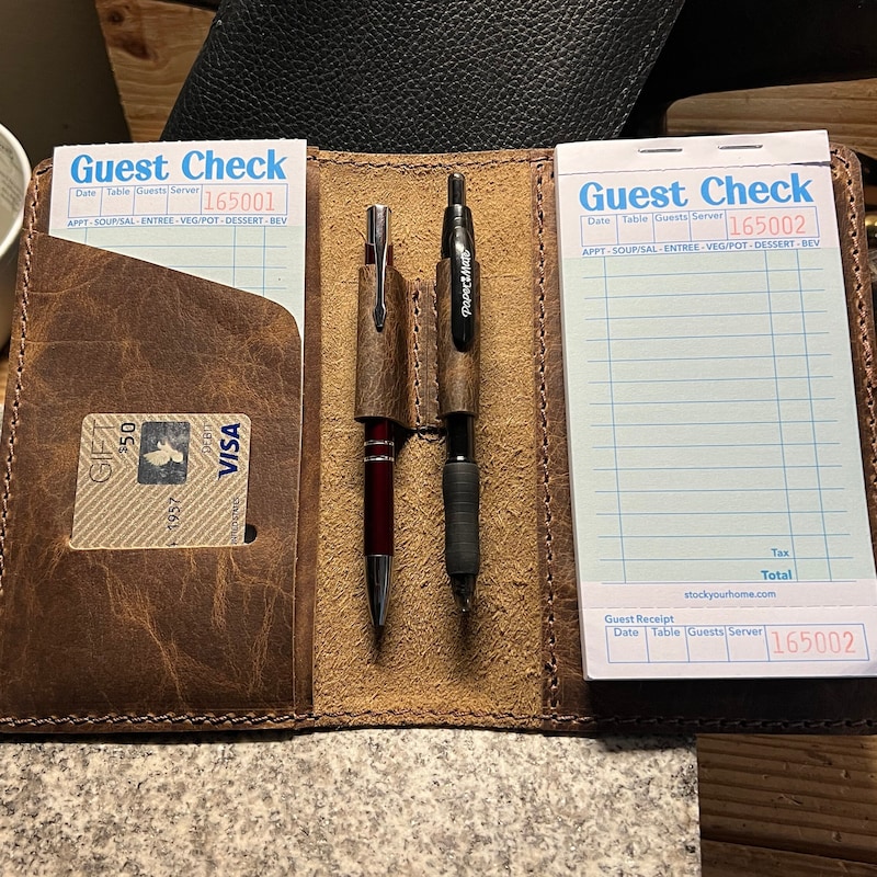 Notepad Wallet - Etsy