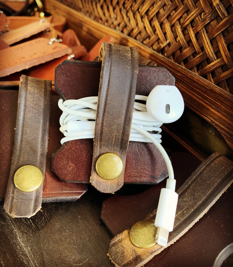 Earbud Holder / Earphone Wrap Organizer Free Shipping Etsy