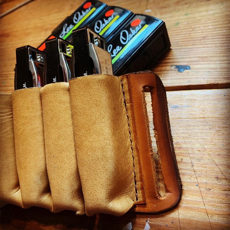 Leather Harmonica Case for Guitar Strap or Belt Harp Holder Etsy