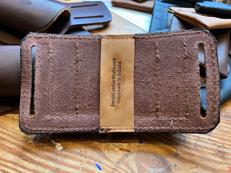 Leather Harmonica Case for Guitar Strap or Belt Harp Holder Etsy