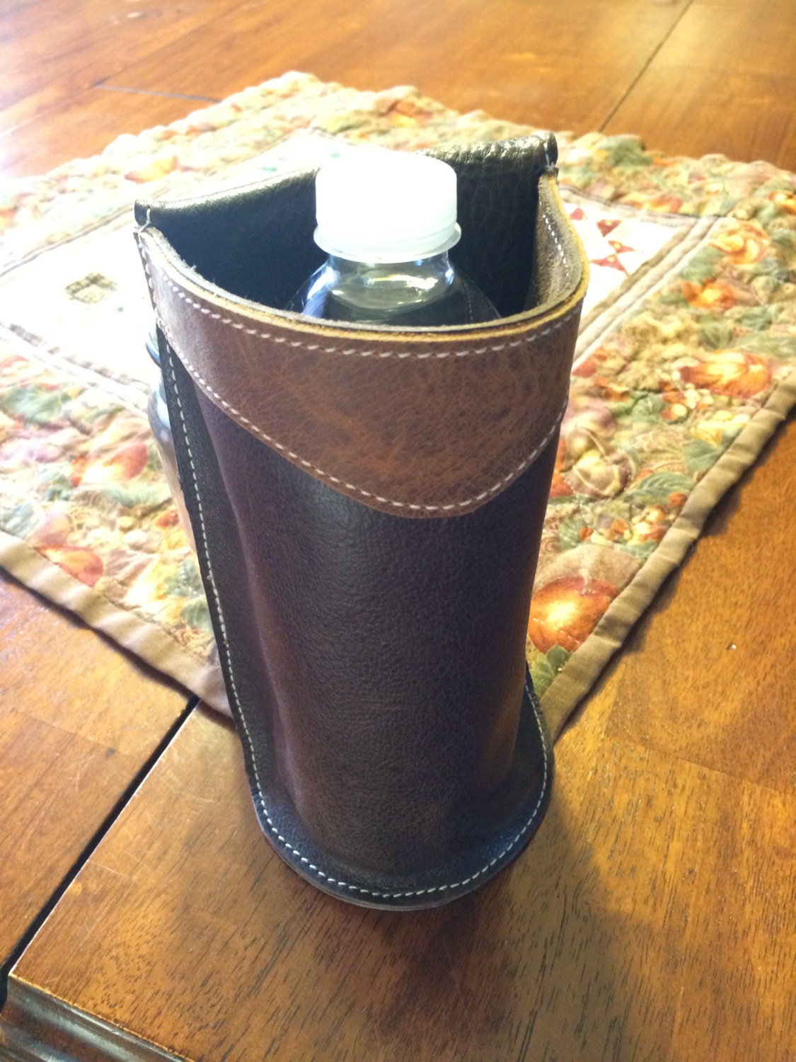Leather Water Bottle Holder