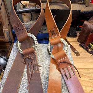 Leather guitar strap with ring - Etsy 日本
