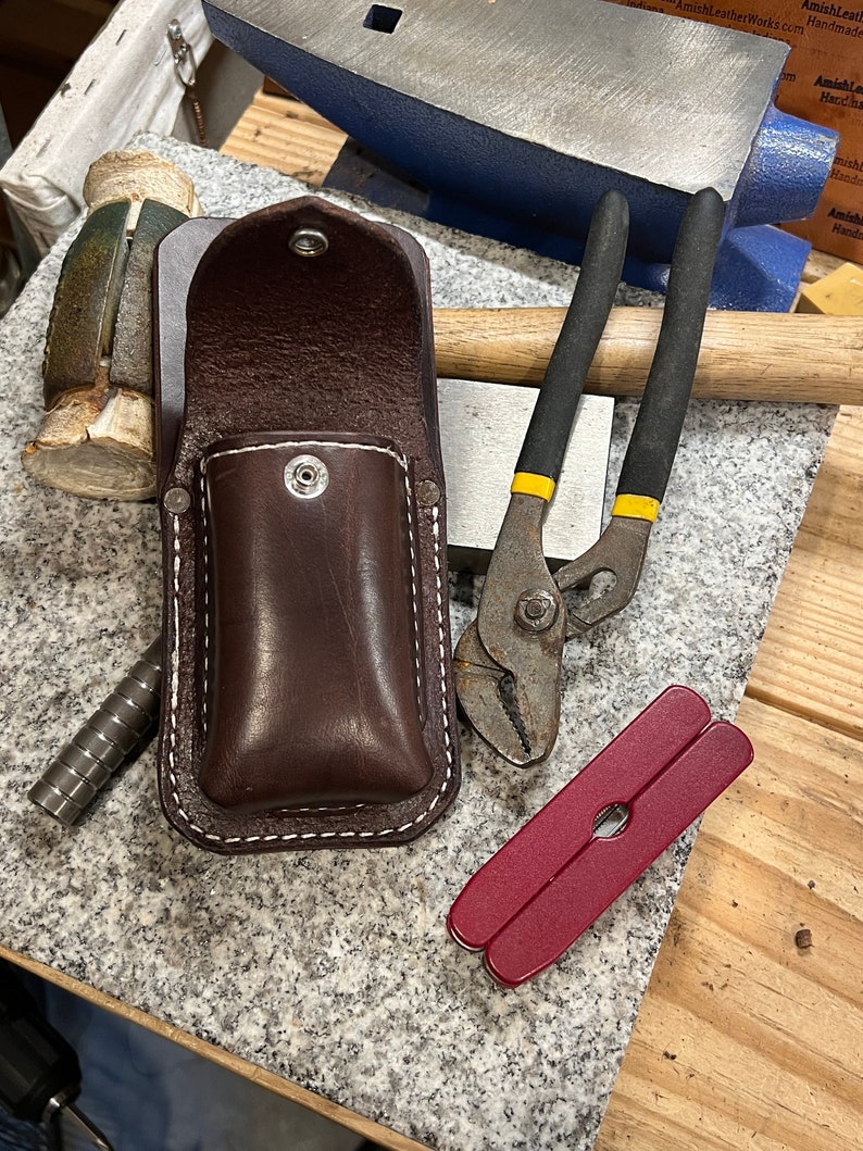 Leather Plier Holster for Belt / Multi Tool Holder Brown or Etsy