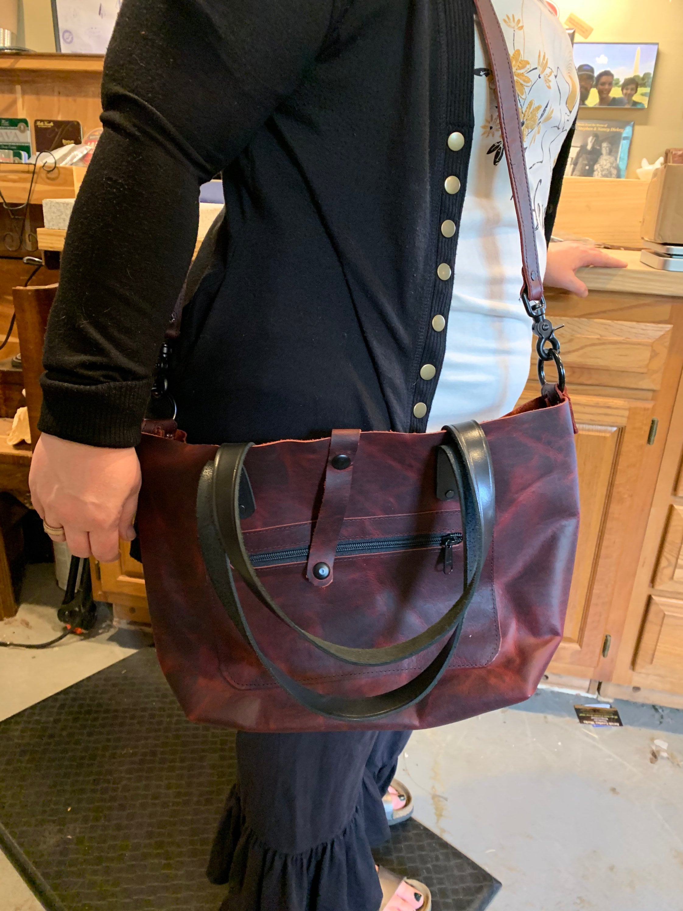 The Buffalo Leatherworks Bag Shoulder Bag or Concealed Carry Etsy
