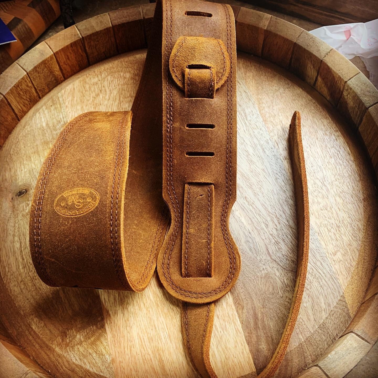 Elk Leather Guitar Strap