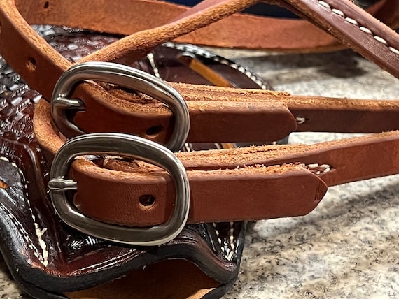 Leather Headstall New World Harness