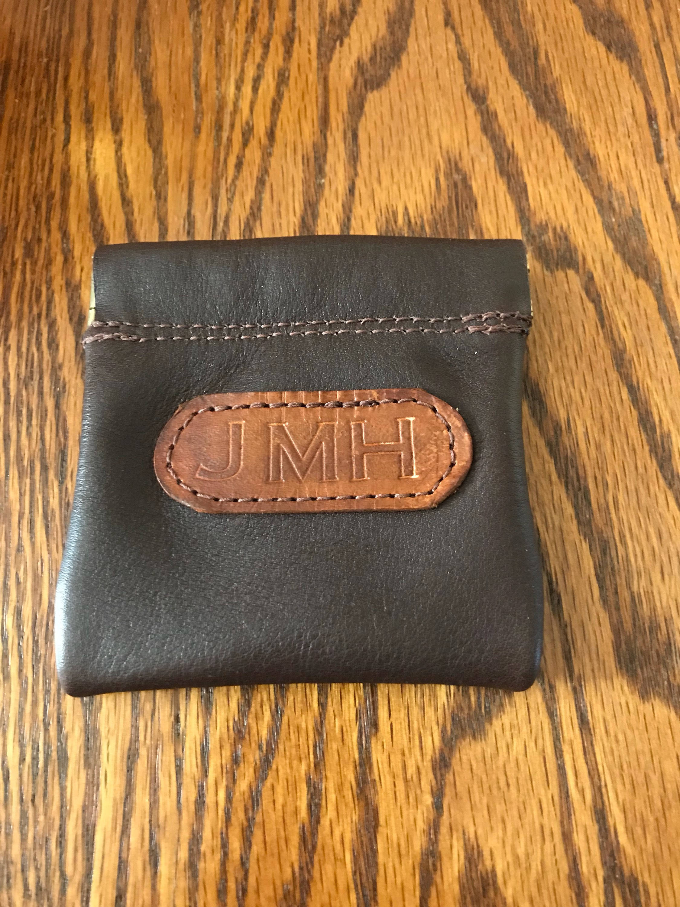 Leather Coin Purse / Squeeze Frame