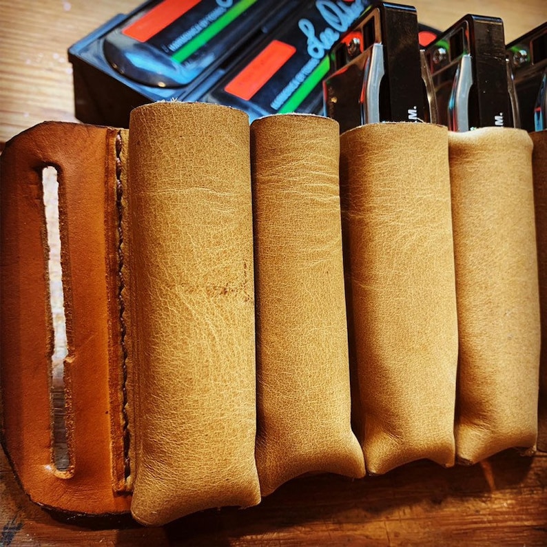Leather Harmonica Case for Guitar Strap or Belt Harp Holder Etsy