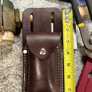 Elory Tool Holster Kanroot 449 Top Grain Leather Holster Piler, Scissors, Screwdriver 449 Top Grain Leather Holster Piler Scissors Screwdriver Kit
