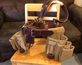 leather framing pouches