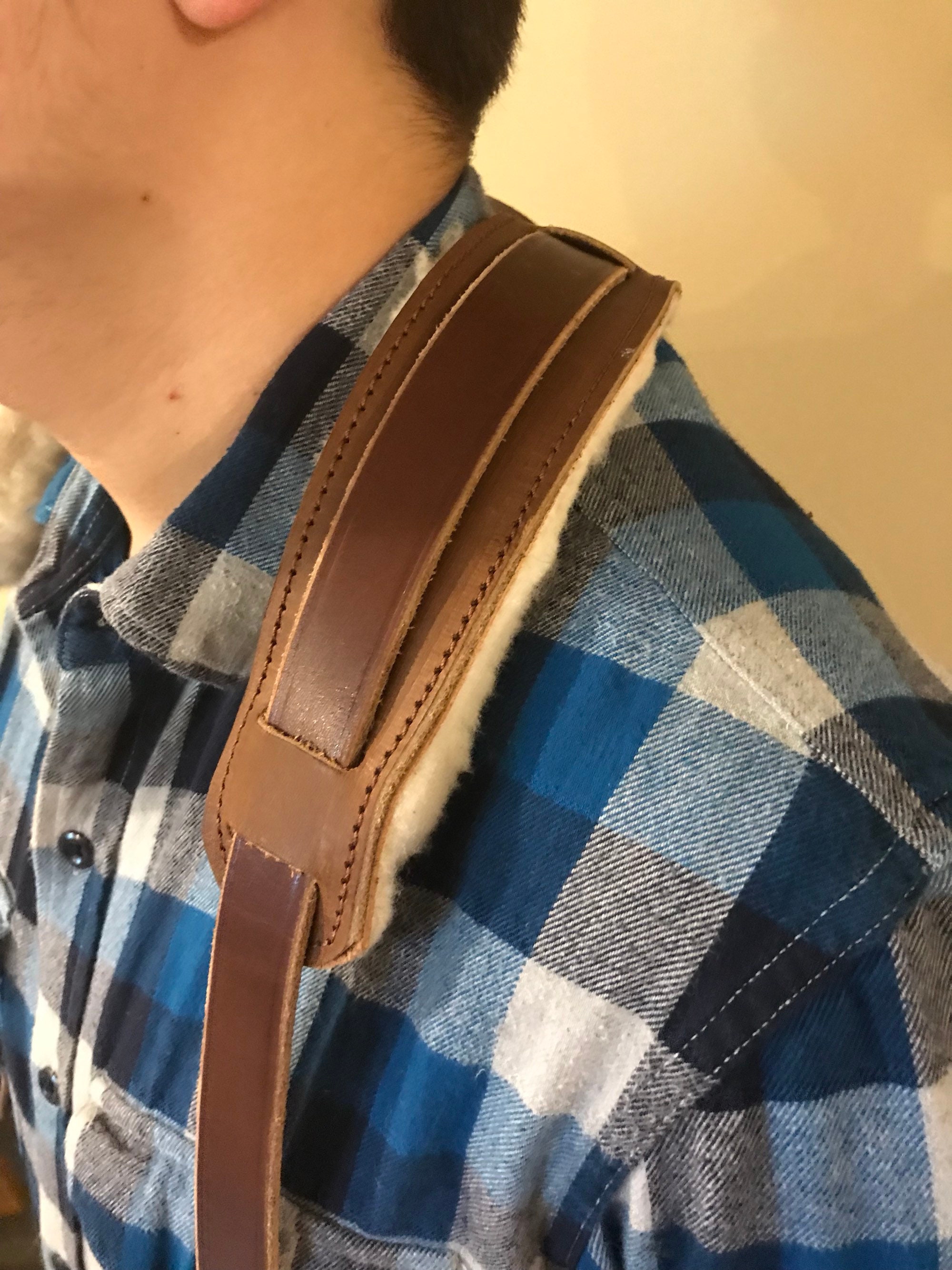 Leather Tool Belt Suspenders