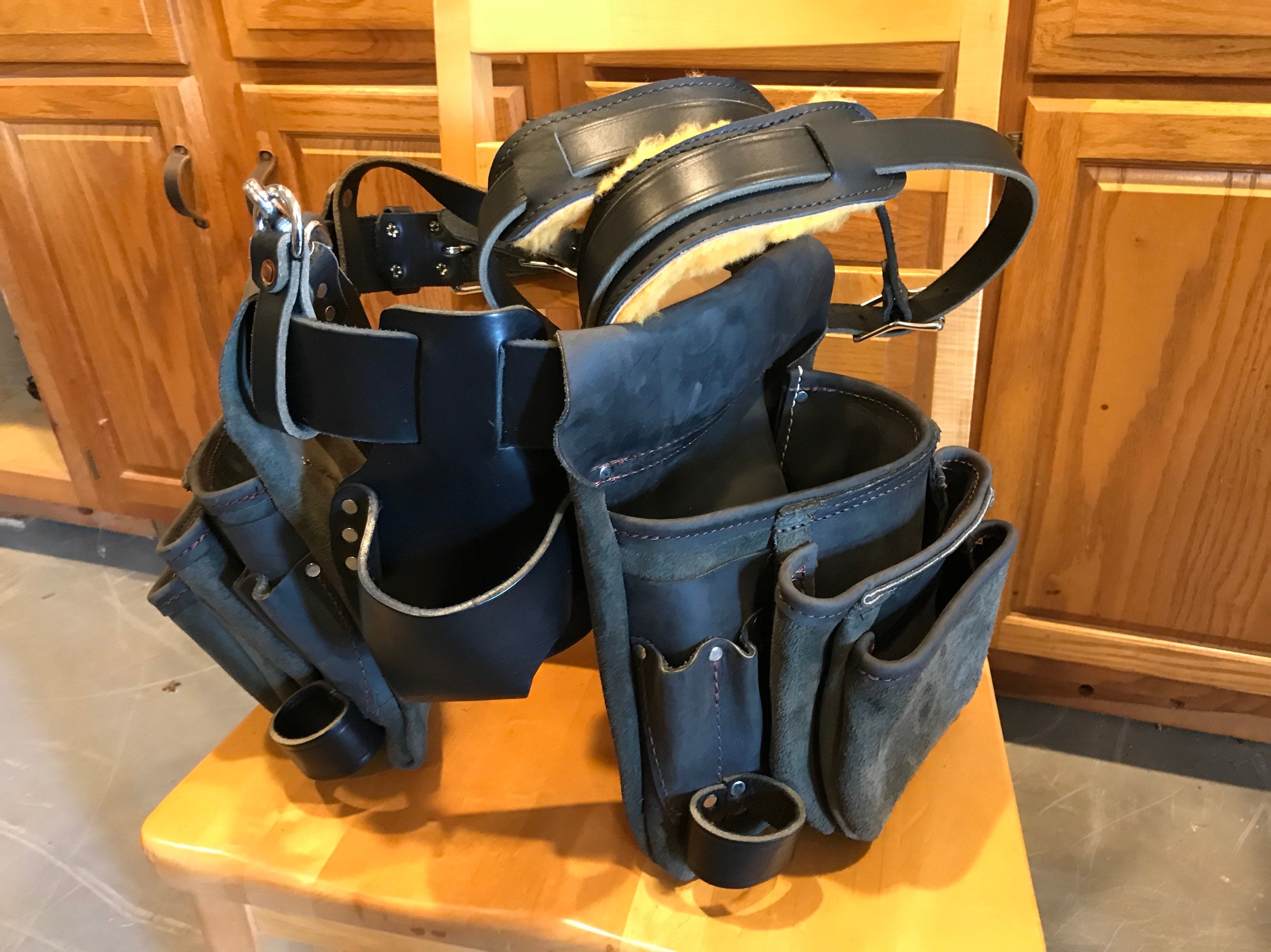 Carpenter's Tool Belt with Suspenders