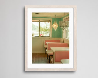 Vintage American Diner | Fine Art Print | Analogue Photography | 35mm Film Photography | Gallery Wall Decor | Eclectic Home