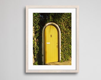 Yellow Door in Los Angeles | Fine Art Print | Analogue Photography | 35mm Film Photography | Gallery Wall Decor | Eclectic Home