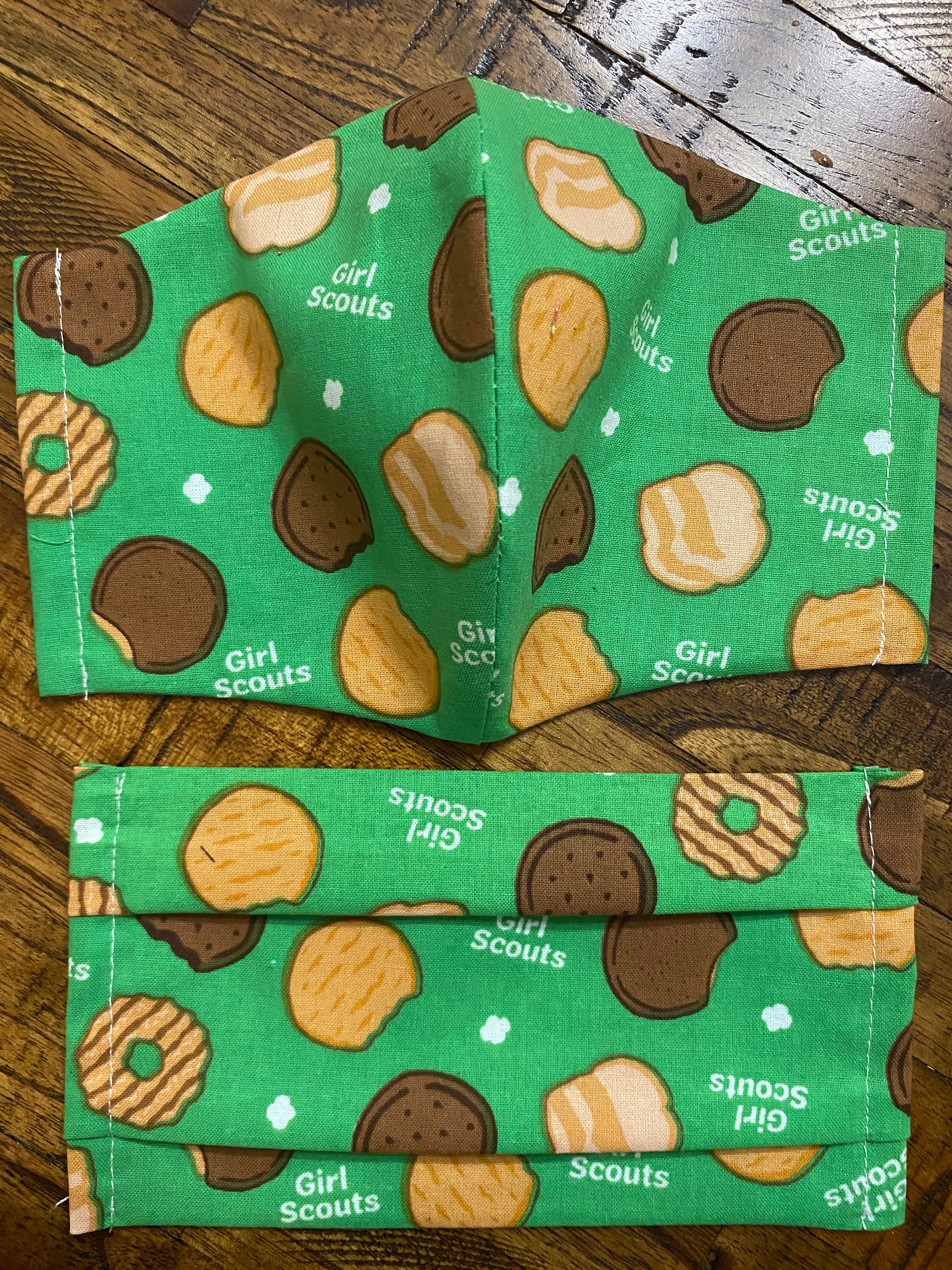 Green Mint Cookie Double Layer Full Face, Accordion or Filtered Style…