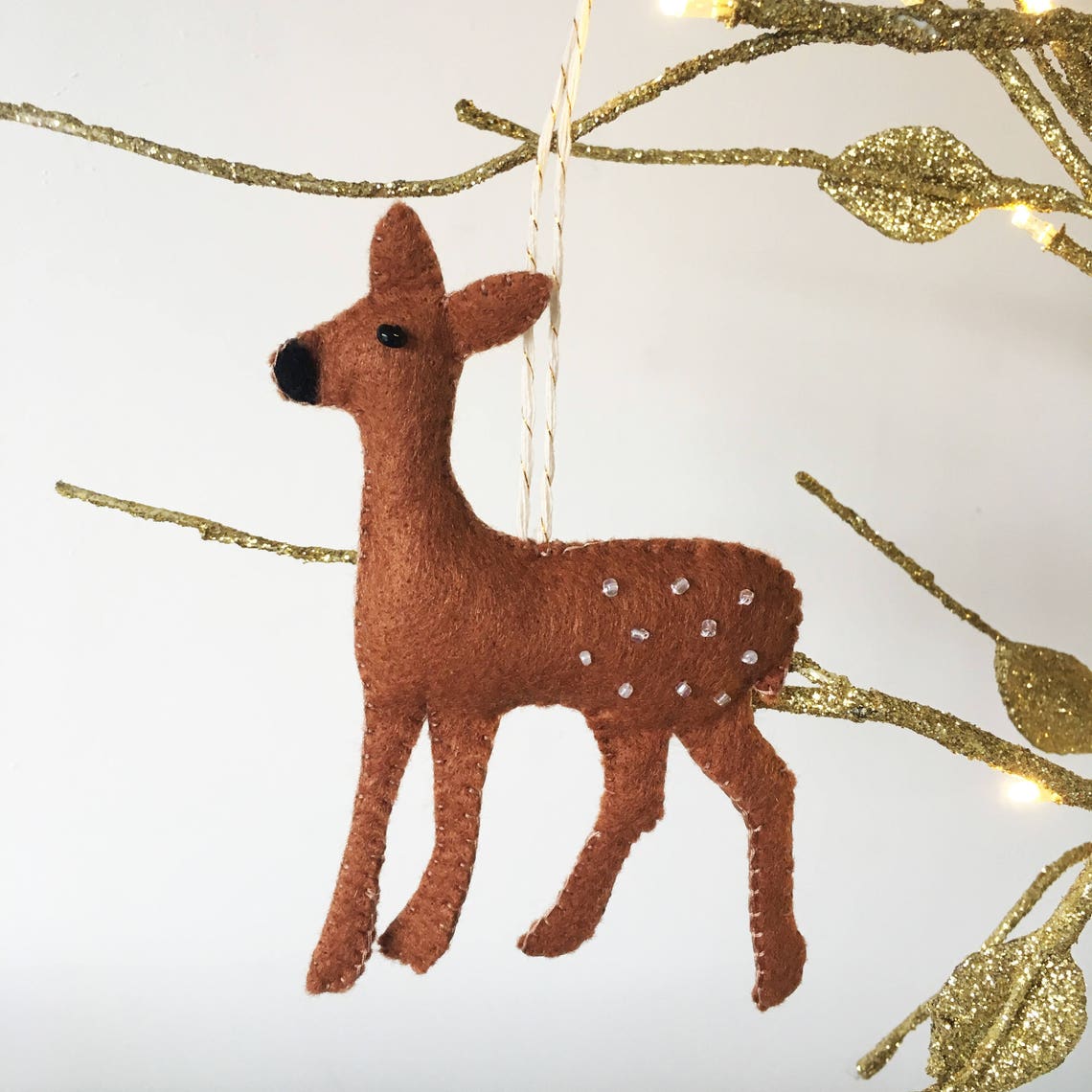 Décoration de Noël de cerf décoration traditionnelle de Etsy France
