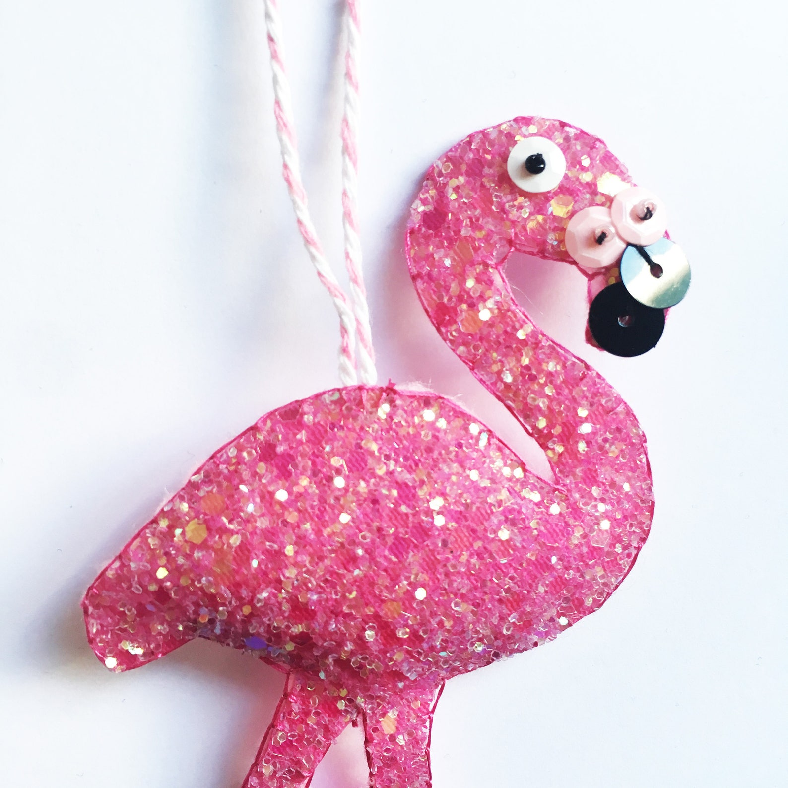 Flamingo Decoration Pink Flamingo Christmas Decoration Etsy UK