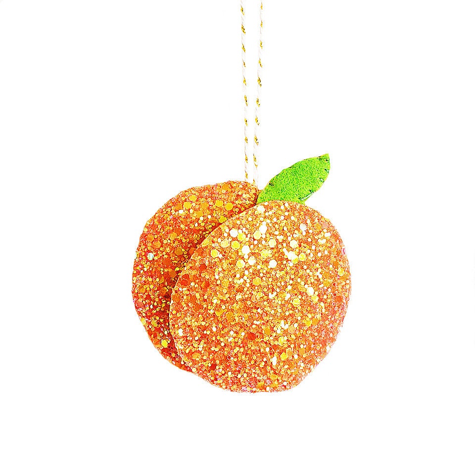 Handmade Glitter Peach Valentines Day Gift Christmas Etsy UK