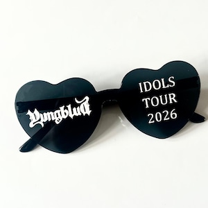 YUNGBLUD アイドルツアー2026グッズ コンサートサングラス 白黒