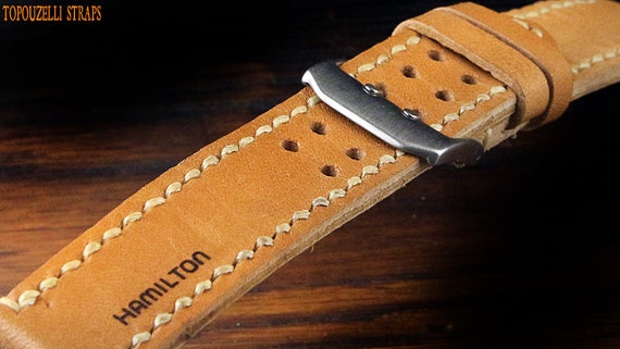 Horlogeband band 22mm Hamilton compatible | Etsy België