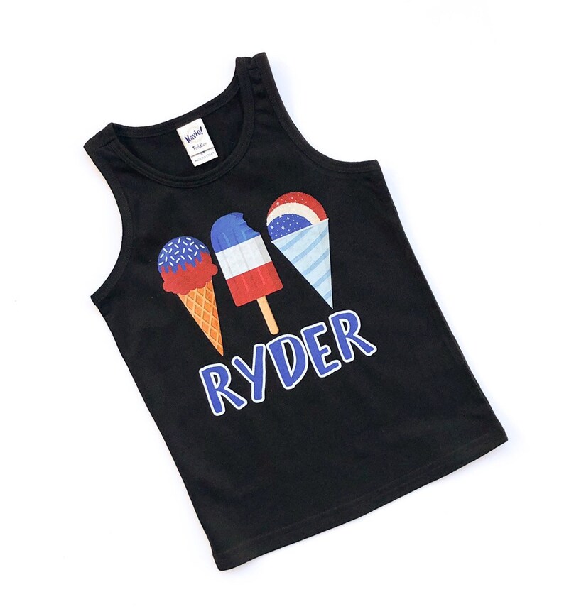 red white and blue patrotic popsicles independence day 4th of july popsicles Popsicle Shirt personalized popsicle shirt