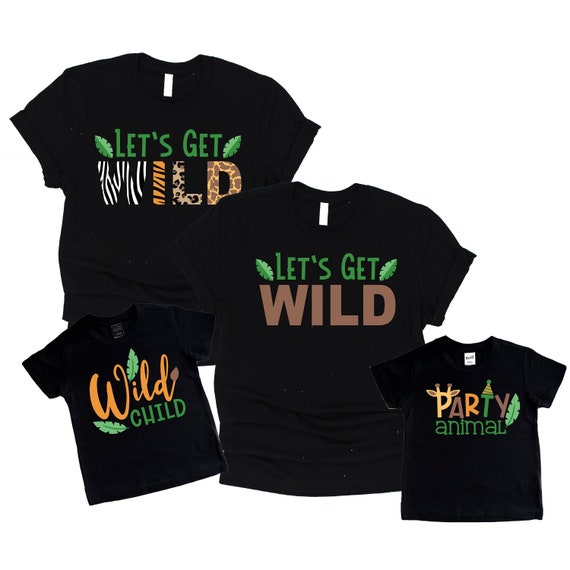 Jungle Birthday Shirt Matching Zoo 