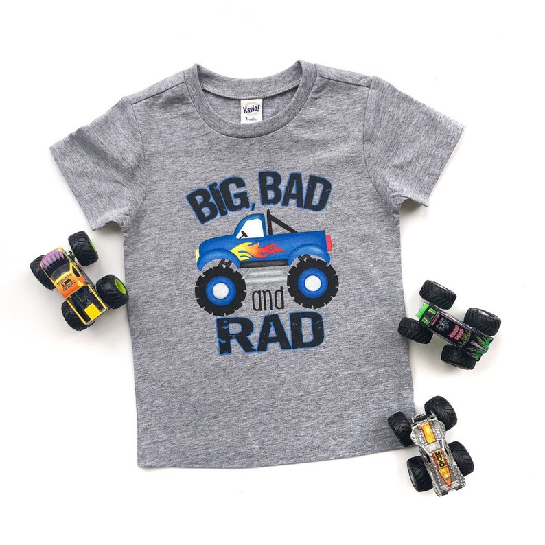 Monster truck shirt monster truck birthday boy monster Etsy