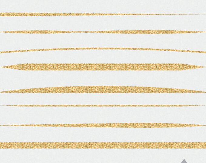 Gold Glitter Line Borders, Basic Gold Borders, 12 Inch Border, Glitter ...