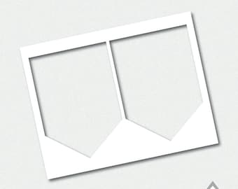 Spearhead Banner template, party printable template, PNG banner template file, Small Commercial Use, pointed banner, png pennant flag