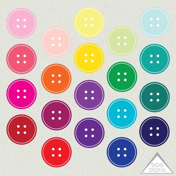 Button Clipart Susse Taste Clipart Png Tasten Png Dateien Etsy