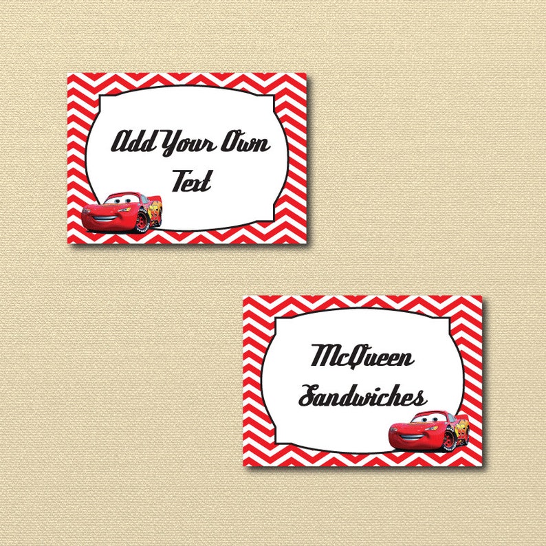 Lightning Mcqueen Party Printables Printable Cars Labels Disney Cars Lightning Mcqueen Party Printables Printable Cars Labels Disney Cars