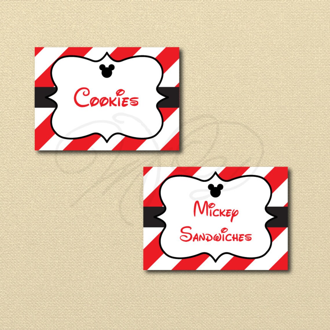 Mickey Mouse Printables, Editable Labels, Printable Labels, Mickey ...