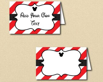 mickey mouse printables editable labels printable labels