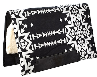 XP Western Show Show Saddle Pad in Pendleton®'s Condensed Black