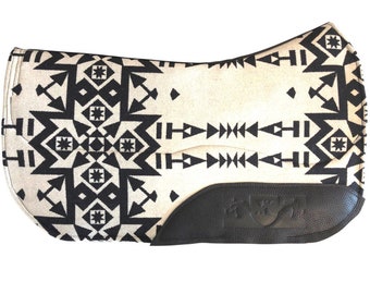 Western Trail Saddle Pad in Condensed White