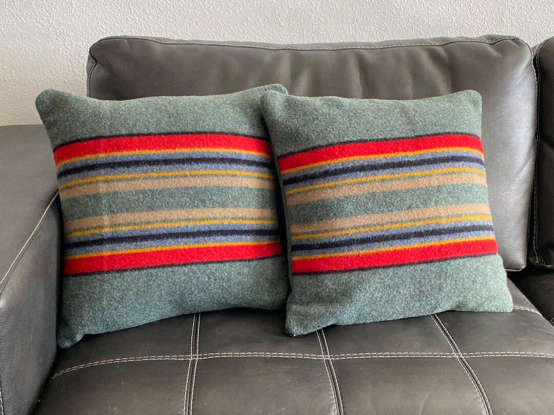 SUMMER SPECIAL 2 Large Wool Pillow Case in Yakima Heather Etsy