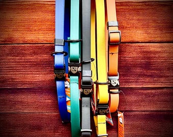 ハンドメイドレザーの馬用牧草地首輪、繁殖牝馬識別 - Etsy 日本