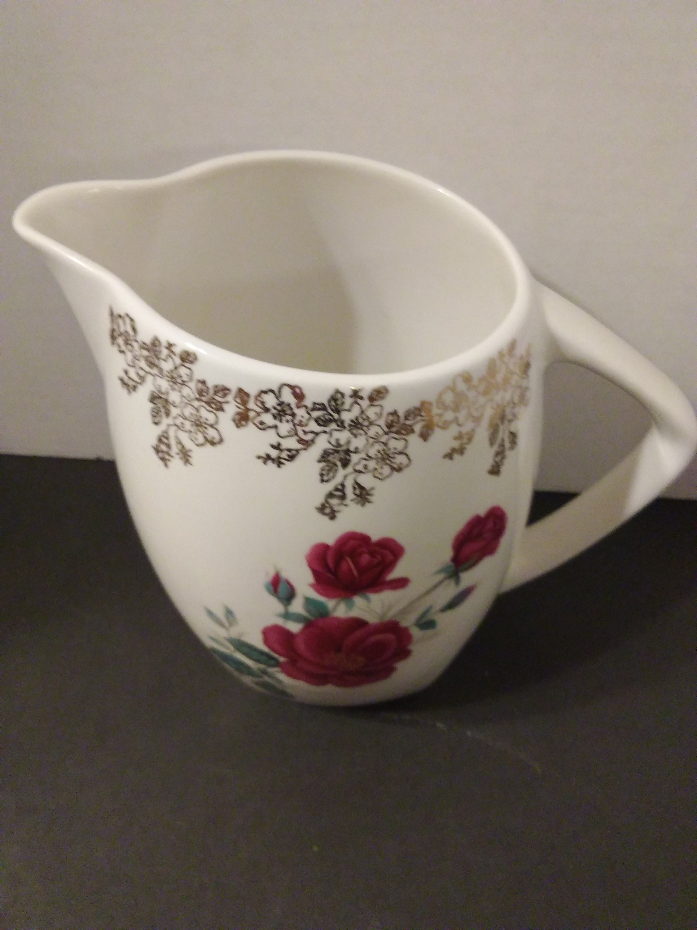 Lord Nelson Pottery England Milk Jug Creamer China Tableware Roses and