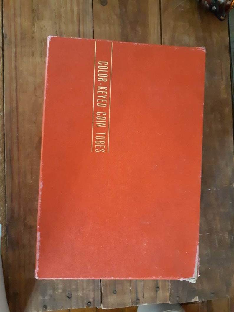 Vintage Colorkeyed Coin Tubes MMF Coin Tubes Major Metalfab Etsy